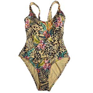 Andie The Ibiza Palms One Piece Swimsuit Multicolor Sz SM